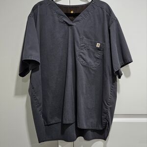 Carhartt Men's Dark Gray V-Neck Tee